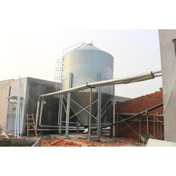 Galvanized Steel Poultry House with Gable Roof and Bolts Connection