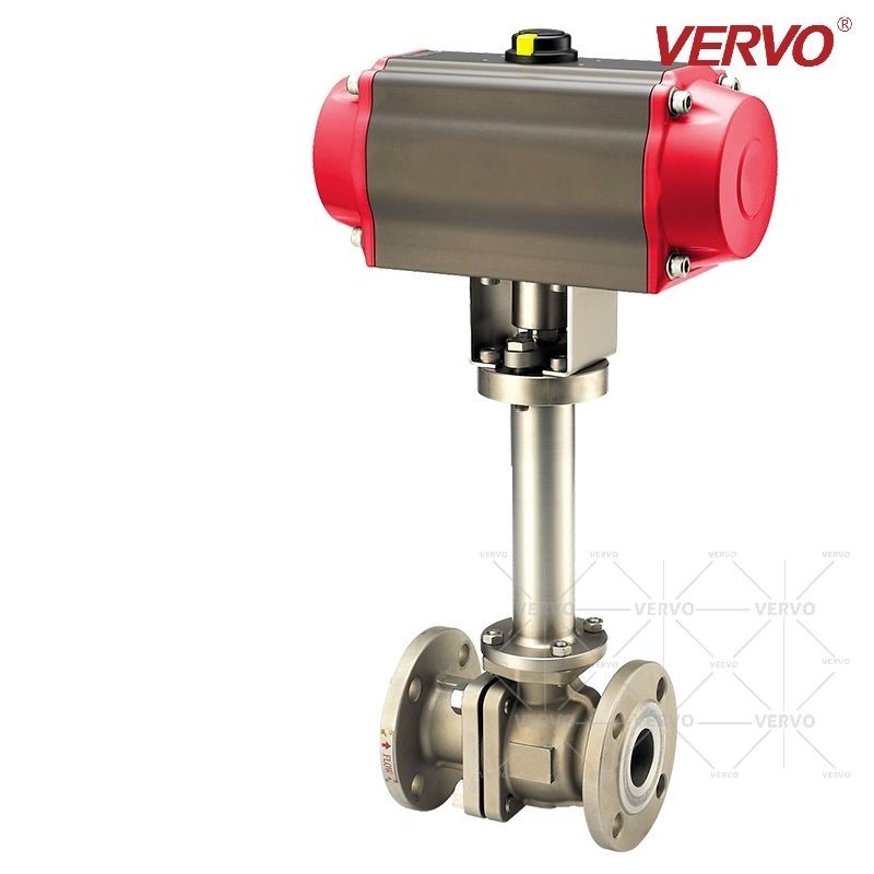 Quality Pneumatic Actuated Cryogenic Ball Valve Floating Type Soft Metal Seat Ball Valve for sale