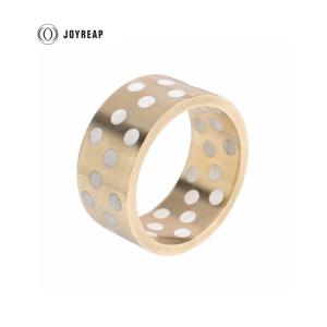 Bronze Graphite Plugged Bushings PTFE Self Lube Bushings 500 Oiles