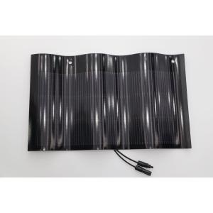 50W BIPV Curved Roof Shingles Mono Integrated Solar Panel Tiles