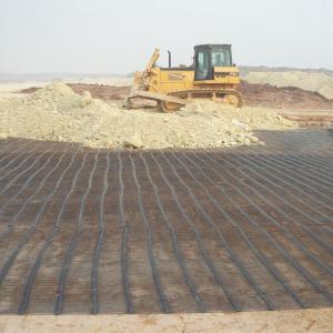 High Tensile Strength Plastic Uniaxial Biaxial Geogrid Mesh Reinforcement