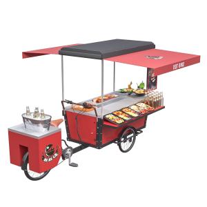 125L Mobile Stainless Steel Table Top BBQ Food Bike