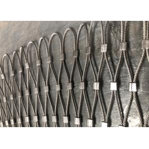 7x7 316 Stainless Steel Knotted Rope Mesh For Aviary