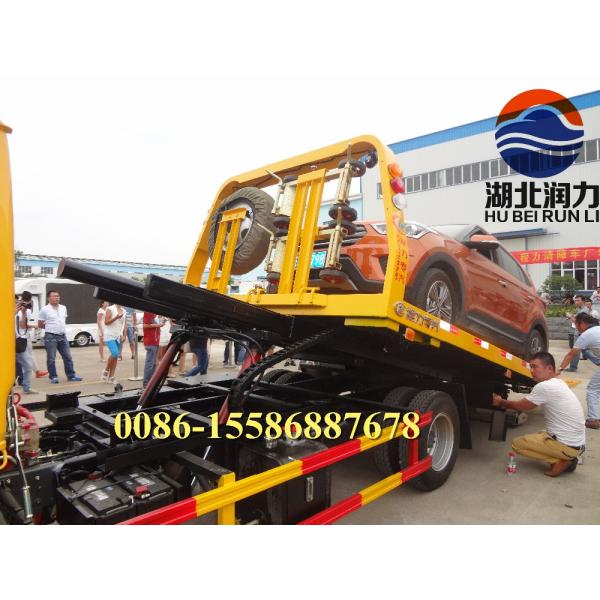 Diesel Fuel One Pull Two Tow Wrecker Towing Truck 95 kw/h Euro 3 Standard