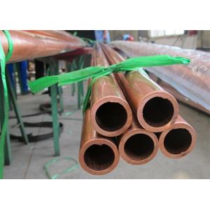 Oxygen Free Round Copper Pipe UNS C10200 Good Heat Conductibility