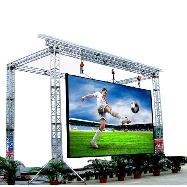 High Refresh Rate Ultra thin cabinets 1pcs Module Qty High Definition Display P4