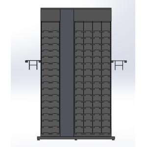1983mm Retail Floor Display Stands 2in1 Porcelain Ceramic Tile Display Rack With