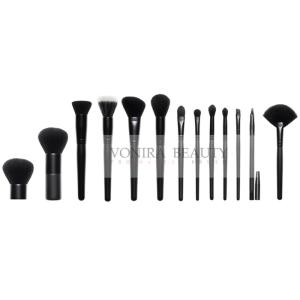 BSCI Synthetic Hair Brushes 13Pcs With Forestry Wood Handle