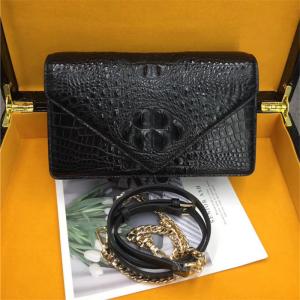 Exotic Alligator Skin Women Small Clutch Bag Genuine Crocodile Leather Female