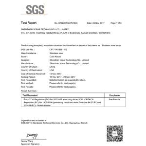 Shenzhen Vdear Technology Co., Limited Certifications