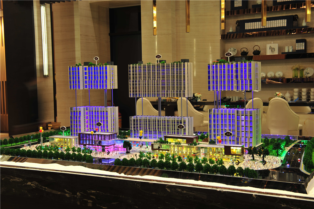 Quality Acrylic Plastic Miniature Building Models Machine Cut / Handmade Technic for sale