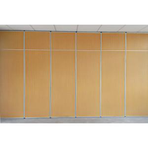 Banquet Hall Acoustic Movable Wooden Room Partition / Sliding Sound Proof