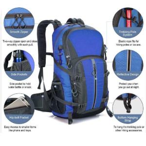40L Lightweight Ergonomic Casual Unisex Travel Backpack
