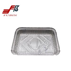 Medium Rectangular Foil Containers 750ml Shallow Aluminum Foil Pans