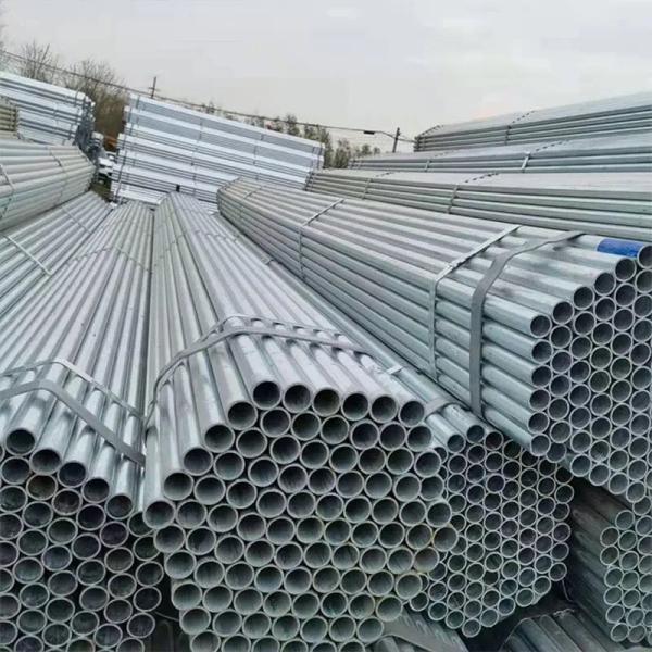 Cold Rolled Pre Galvanized Steel Pipe 165mm A36 Threaded For Handrails And Balustrades