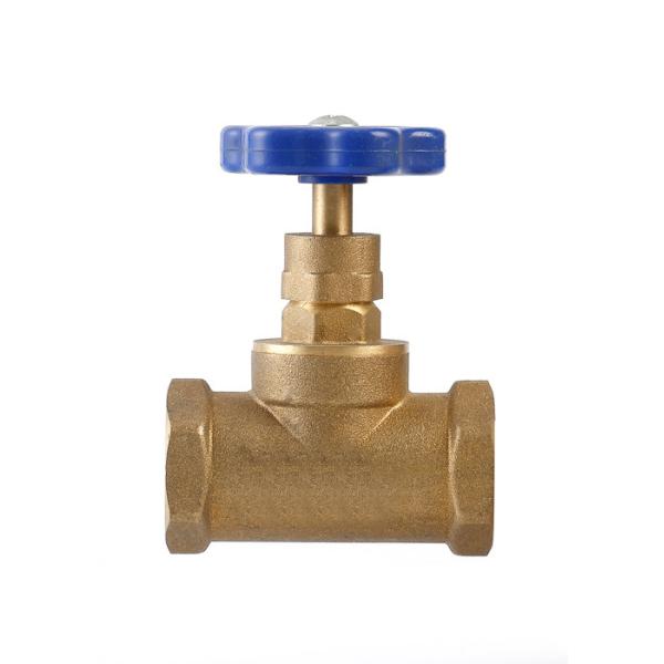 Buy Female Threaded Brass Stop Valve Rustproof Corrosion Resistant at wholesale prices