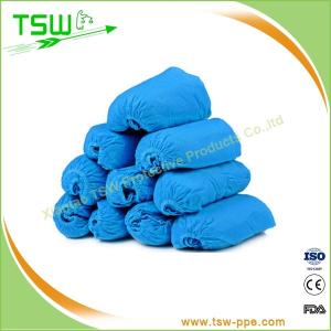 25GSM PP Nonwoven Non Skid Shoe Cover With CPE Sole