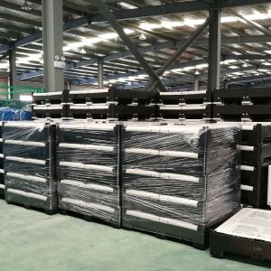 Customized logistic collapsible pallet box recyclable plastic folding shipping