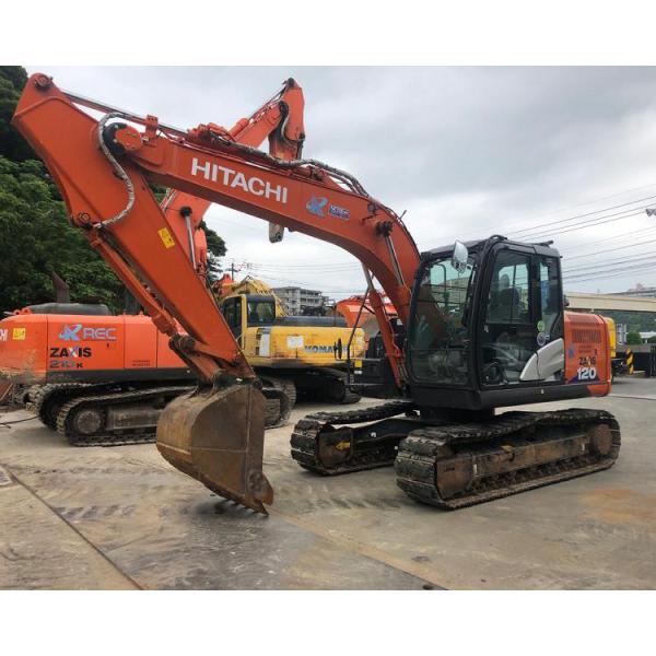 12t Hitachi ZX120-6 Mini Excavator Second Hand Diggers 0.55m3 Bucket