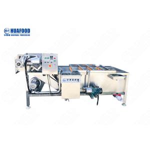 Quality Leek Garlic Vegetable Fruit Washing Machine , Vegetable Washing Equipment for sale
