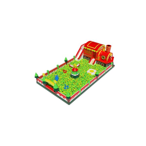 Buy Customized Green Train Theme Kids  Inflatable Ocean Balls Bouncy at wholesale prices