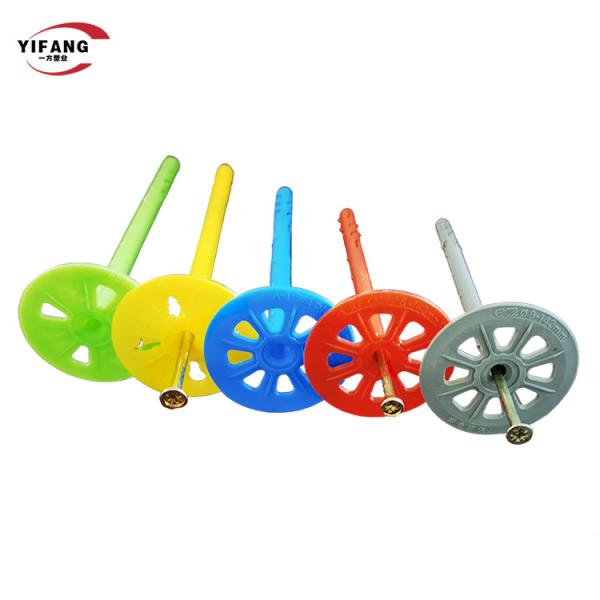 Buy Wall Bolts 55mm Plastic Insulation Anchors With Screw Fasteners at wholesale prices