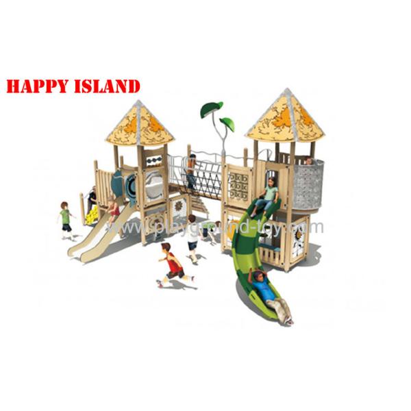 Buy Food Grade Material Playground Equipment Toys With Slide Climbing Bridge at wholesale prices