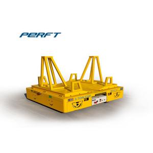 Flatbed Material Handling Electric 3t Rail Transfer Cart Heavy Duty