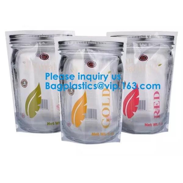 Jar Shaped Pouches, Round Bottom Plastic Bag/Stand Up Pouch Bag For Meat,Pork