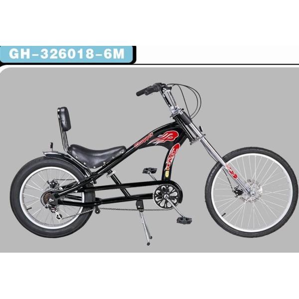 20''-24'' Chopper Bike in Whole Black with Aluminum Alloy Fork Material and Fat