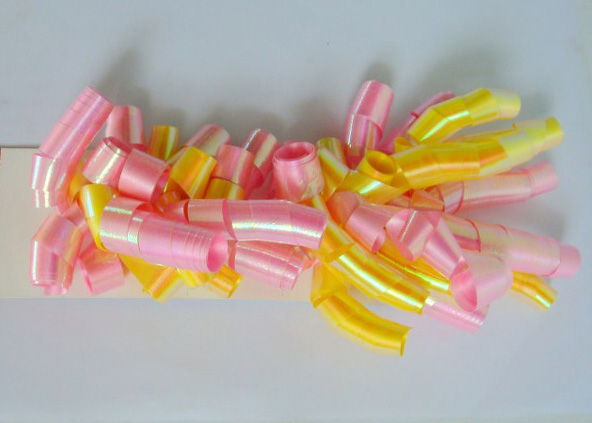 6mm 32” Chrismas Curly Swirls bow for Christmas Holiday gift packing 90U - 200U Thickness