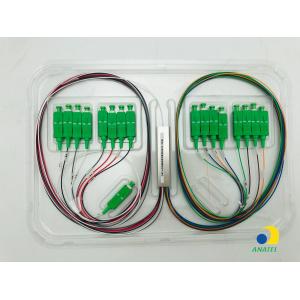 Mini Type 1xN 2xN PLC Splitter With Connectors