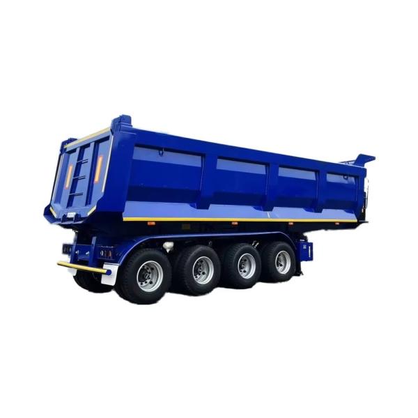 Very cheap and high quality CIMC 3AXles new design Dump Semi Trailer for