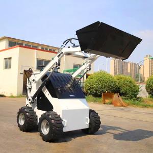CE Skid Steer Loader Diesel Gasoline Wheel Mini Front End Skid Steer Loader With