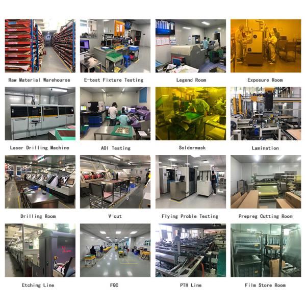 6 Layers FR4 Multilayer PCB Fabrication Design Blue Solder Mask 2.0mm