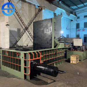 China Industrial Waste Scrap Metal Baler Scrap Baling Machine Bale Size 500*500 Mm on sale