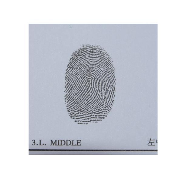 E019 BTFN-V Rubber black fingerprint pad