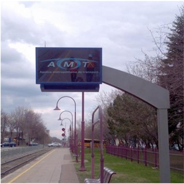High Definition Wall Mount Digital Lobby Signage , Outdoor Touch Screen Advertising Kiosk