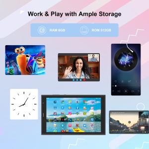 C idea 8 inch Wifi Tablet with 8+512GB Storage Quad Core Processor 800x1280 IPS