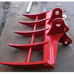 Kobelco SK120 Hydraulic Excavator Brush Rake Q355B Alloy Steel