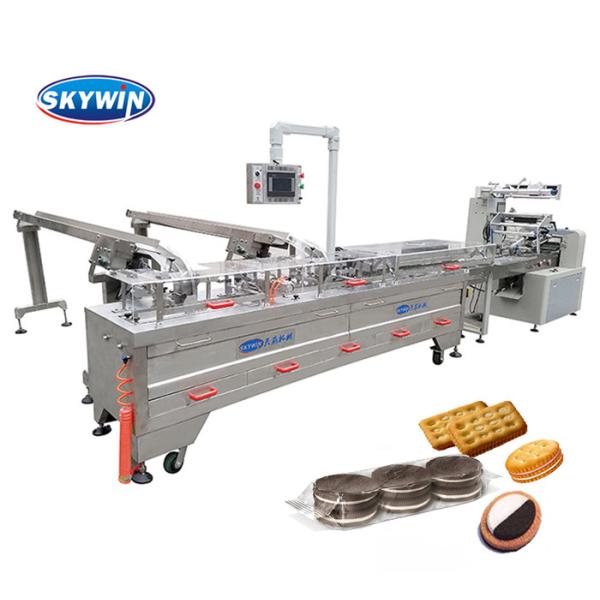 Buy New Condition High Speed Auto Biscuit Sandwich Machine PLC Controlled at wholesale prices
