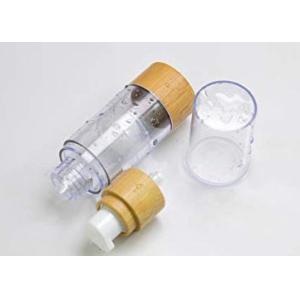 Bamboo Lotion Pump Airless Cosmetic Bottles 100 ML Without Tube