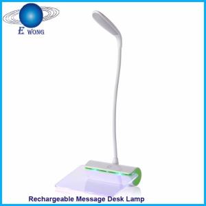 Battery Operated Modern Desk Lamp , LED Nightstand Lamp Rechargeable