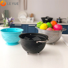 China Handheld Rustproof 0.5kg Steel Fruit Basket Powder Coating on sale