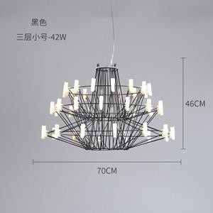 Creative Living Room Post-Modern Chandelier Luxury Designer Restaurant Coppelia