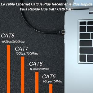 CAT6 Flat FTP Shielded Ethernet Cable with Snagless Boot