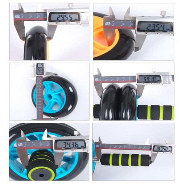 OEM 145*59cm BSCI Double Wheel Abs Health Abdomen Round Soft Gym With Handgrip