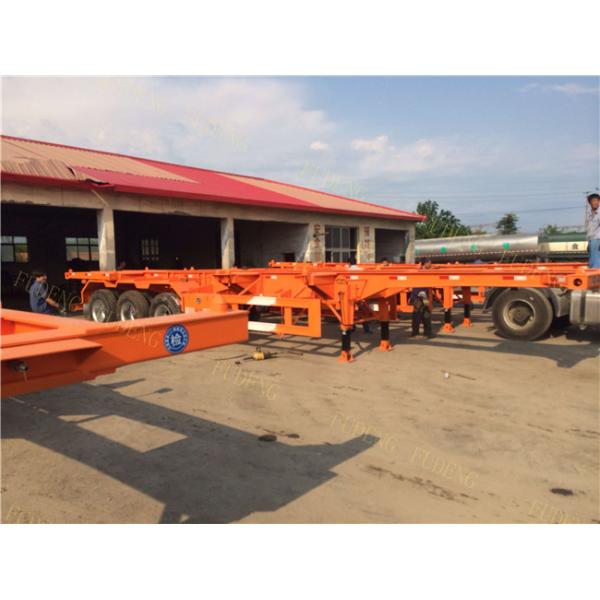 40 Foot Chassis Container Trailer With Twist Lock 30-80 Ton Payload