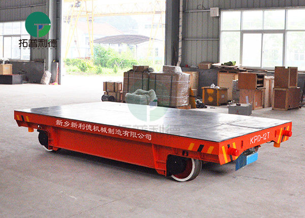 10000 kg Heavy Duty Travelling Material Handling Transfer Motorized Platform Cart On Rail