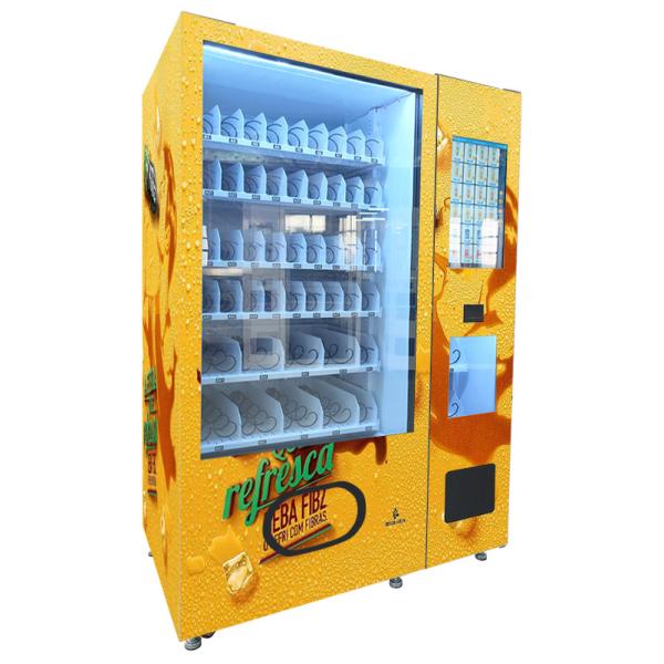 Intelligent Backend System Card Reader Snack Food Vending Machine With